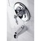 Kingston Brass Tub and Shower Faucet, 2, Wall Mount, Polished Chrome KB1631NLTO - alternate 2